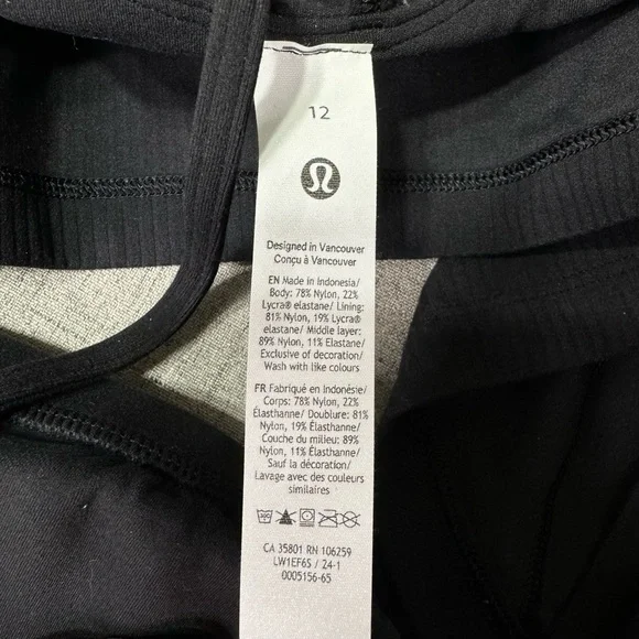 Lululemon Align Strappy Back Tank Top Black 10 12 Nwt - Picture 6 of 8
